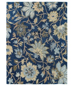 Kaleen Brooklyn Blue 5304-17 7 ft. 6 X 9 ft.  Rectangle Rug