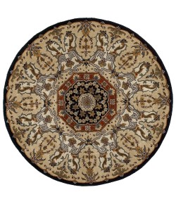 Kaleen Tara Rounds 7702-02-59 Rd Area Rug 5 ft. 9 in. X 5 ft. 9 in. Rectangle