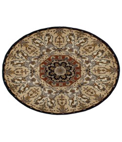 Kaleen Tara Rounds 7702-02-59 Rd Area Rug 5 ft. 9 in. X 5 ft. 9 in. Rectangle