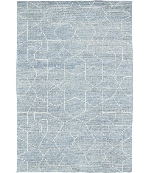 Kaleen Solitaire Lt. Blue SOL04-79-46 4 ft. X 6 ft. Rectangle Rug