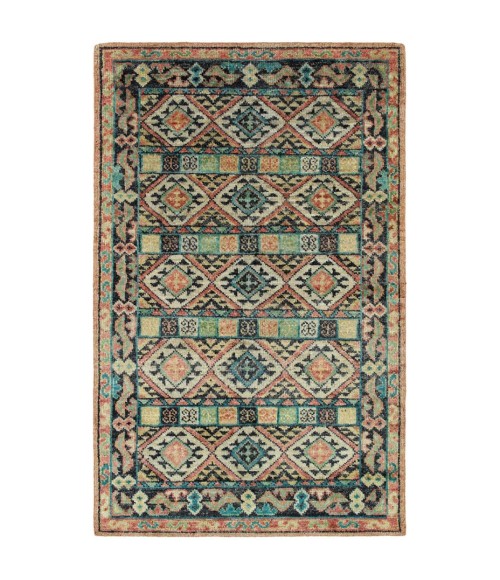 Kaleen Atiqa Multi ATQ01-86-1818 18 in. X 18 in. Square Rug