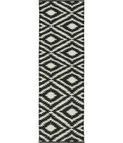 Kaleen Brisa Black BRI02-2 2 ft. X 6 ft.  Runner Rug