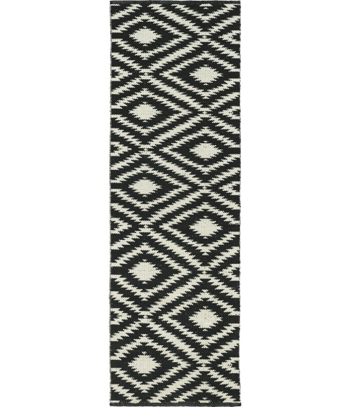 Kaleen Brisa Black BRI02-02-26B 2 ft. X 6 ft. Runner Rug