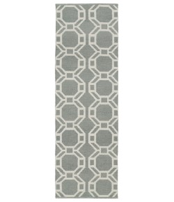 Kaleen Brisa Grey BRI05-75 2 ft. X 6 ft.  Runner Rug