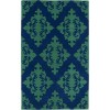 Kaleen Tara Square Black EVL05-2 3 ft. 9 in. X 3 ft. 9 in.  Square Rug