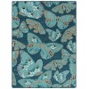 Kaleen Critter Comforts Blue HCC01-17 3 ft. X 5 ft.  Rectangle Rug