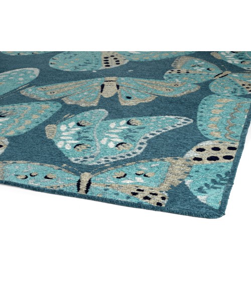 Kaleen Critter Comforts Blue HCC01-17-35 3 ft. X 5 ft. Rectangle Rug