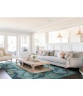 Kaleen Critter Comforts Blue HCC01-17-35 3 ft. X 5 ft. Rectangle Rug