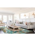 Kaleen Critter Comforts Lt. Blue HCC01-79-35 3 ft. X 5 ft. Rectangle Rug