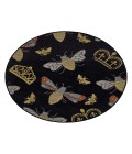 Kaleen Critter Comforts Black HCC02-02-810 8 ft. X 10 ft. Rectangle Rug