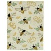 Kaleen Critter Comforts White HCC02-76 8 ft. X 10 ft.  Rectangle Rug