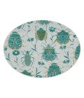 Kaleen Critter Comforts Turquoise HCC03-78-55 RD 5 ft. X 5 ft. Round Rug