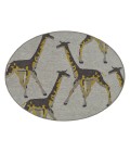 Kaleen Forever Fauna Charcoal HFA01-38-23 2 ft. X 3 ft. Rectangle Rug
