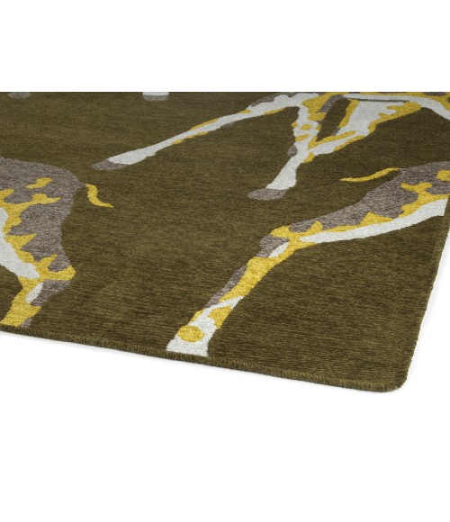 Kaleen Forever Fauna Green HFA01-50-23 2 ft. X 3 ft. Rectangle Rug