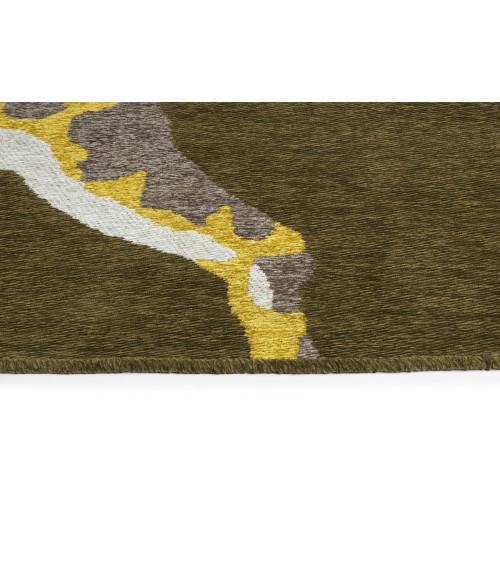 Kaleen Forever Fauna Green HFA01-50-23 2 ft. X 3 ft. Rectangle Rug