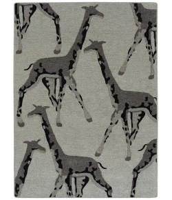 Kaleen Forever Fauna Grey HFA01-75 2 ft. X 3 ft.  Rectangle Rug