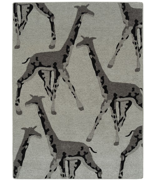 Kaleen Forever Fauna Grey HFA01-75-23 2 ft. X 3 ft. Rectangle Rug