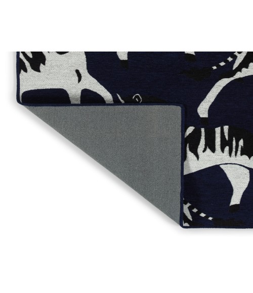 Kaleen Forever Fauna Navy HFA02-22-810 8 ft. X 10 ft. Rectangle Rug