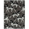 Kaleen Forever Fauna Charcoal HFA02-38 8 ft. X 10 ft.  Rectangle Rug