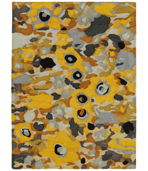 Kaleen Flora Fantasies Gold HFL01-05-26 2 ft. X 6 ft. Runner Rug