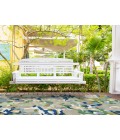 Kaleen Flora Fantasies Blue HFL01-17 -8106 8 ft. X 10 ft. 6 in. Rectangle Rug