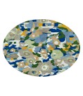 Kaleen Flora Fantasies Blue HFL01-17 -8106 8 ft. X 10 ft. 6 in. Rectangle Rug