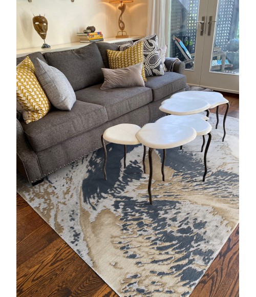 Kaleen Global Altitude Blue Rug HGA01-17-9312 9 ft. 3 in. X 12 ft. Rectangle - Rugs Town Kaleen Global Altitude Blue HGA01-17-9312 9 ft. 3 in. X 12 ft. Rectangle Rug