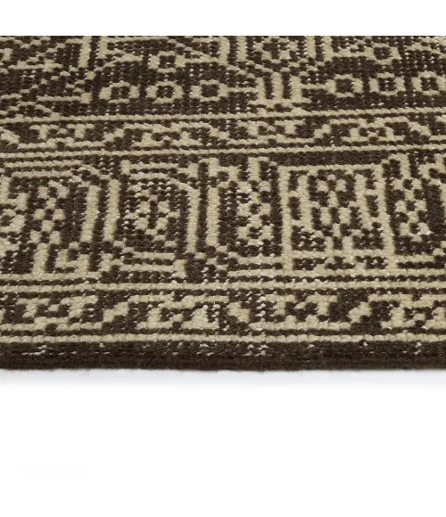 Kaleen Knotted Earth Brown Rug HKE09-49-5686 5 ft. 6 in. X 8 ft. 6 in. Rectangle - Rugs Town Kaleen Knotted Earth Brown HKE09-49-5686 5 ft. 6 in. X 8 ft. 6 in. Rectangle Rug