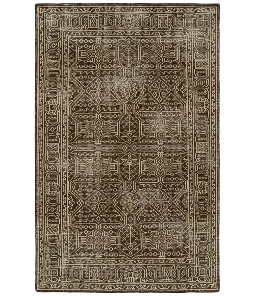 Kaleen Knotted Earth Brown Rug HKE09-49-5686 5 ft. 6 in. X 8 ft. 6 in. Rectangle - Rugs Town Kaleen Knotted Earth Brown HKE09-49-5686 5 ft. 6 in. X 8 ft. 6 in. Rectangle Rug