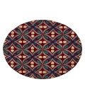 Kaleen Peranakan Tile Red HPT02-25-8106 8 ft. X 10 ft. 6 in. Rectangle Rug