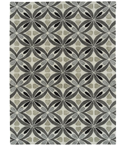 Kaleen Peranakan Tile Grey HPT02-75-8106 8 ft. X 10 ft. 6 in. Rectangle Rug