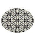 Kaleen Peranakan Tile Grey HPT02-75-8106 8 ft. X 10 ft. 6 in. Rectangle Rug