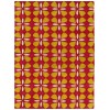 Kaleen Peranakan Tile Red HPT03-25 2 ft. X 3 ft.  Rectangle Rug