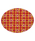 Kaleen Peranakan Tile Red HPT03-25-23 2 ft. X 3 ft. Rectangle Rug