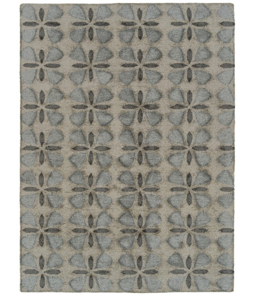 Kaleen Peranakan Tile Grey HPT03-75-26 2 ft. X 6 ft. Runner Rug