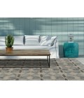 Kaleen Peranakan Tile Grey HPT03-75-26 2 ft. X 6 ft. Runner Rug