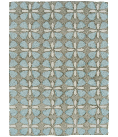 Kaleen Peranakan Tile Lt. Blue HPT03-79-23 2 ft. X 3 ft. Rectangle Rug