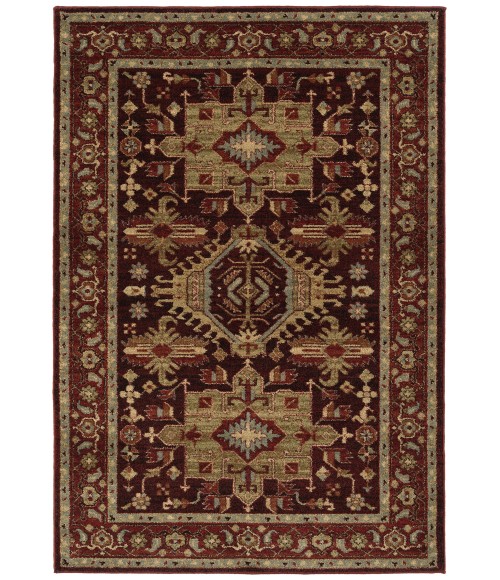 MCALESTER RUG Kaleen McAlester MCA01-04-71010-Burgundy Area Rug