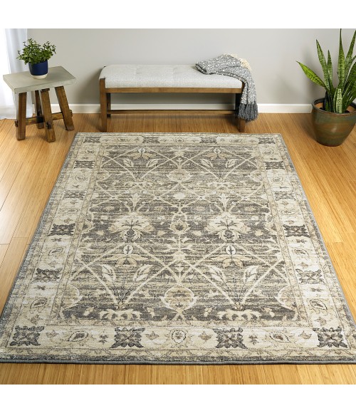 Kaleen McAlester MCA05-75-1215-Grey Area Rug