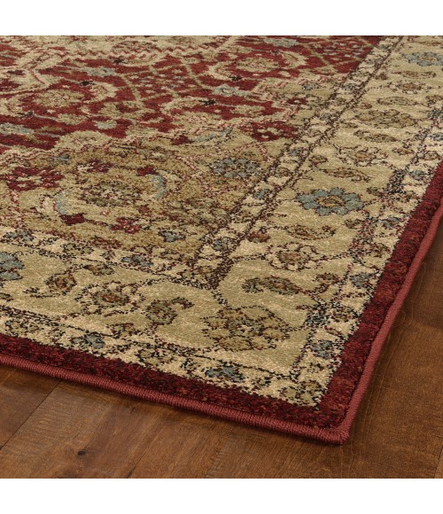 Kaleen McAlester MCA08-04-1215-Burgundy Area Rug