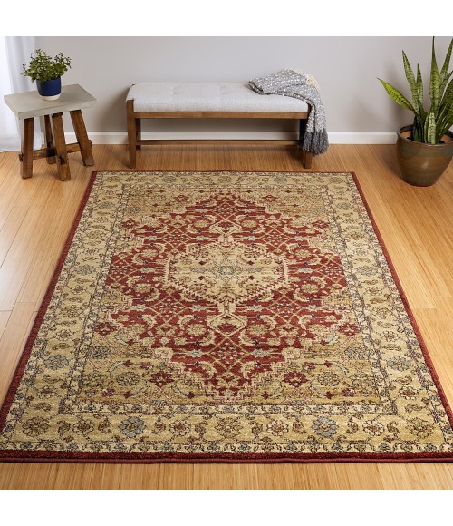 Kaleen McAlester MCA08-04-1215-Burgundy Area Rug