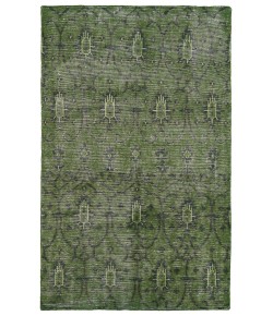 Kaleen Restoration Green RES01-50 4 ft. X 6 ft.  Rectangle Rug