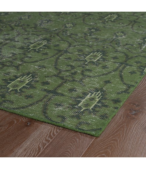 Kaleen Restoration Green RES01-50-46 4 ft. X 6 ft. Rectangle Rug
