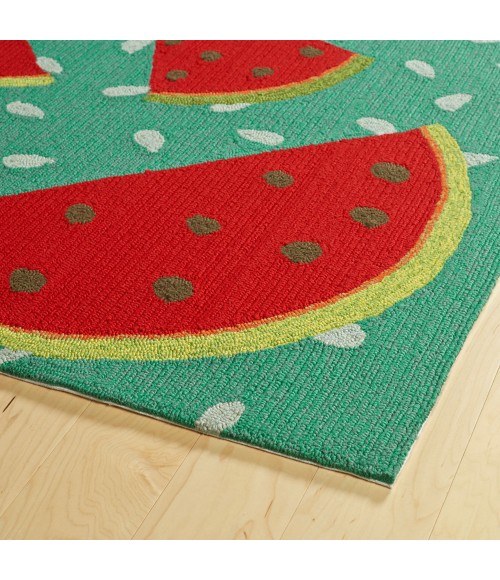 Kaleen Sea Isle SEA12-36-912-Watermelon Area Rug
