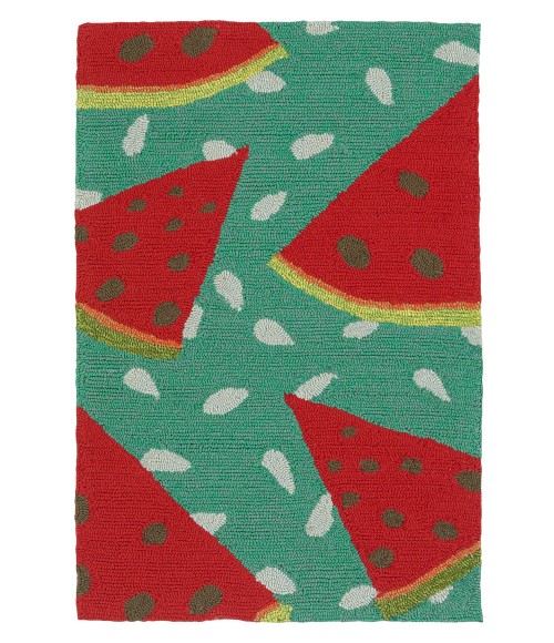 Kaleen Sea Isle SEA12-36-912-Watermelon Area Rug