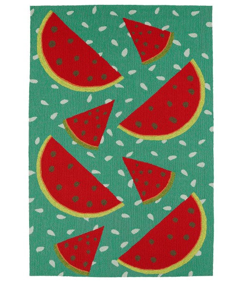 Kaleen Sea Isle SEA12-36-912-Watermelon Area Rug