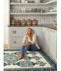 Kaleen Charlotte Ivory TDC02-01-1818 18 in. X 18 in. Square Rug