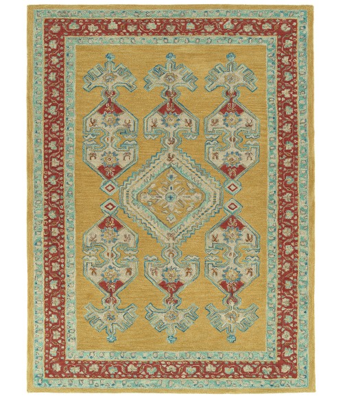 Kaleen Charlotte Maize TDC02-72-1818 18 in. X 18 in. Square Rug