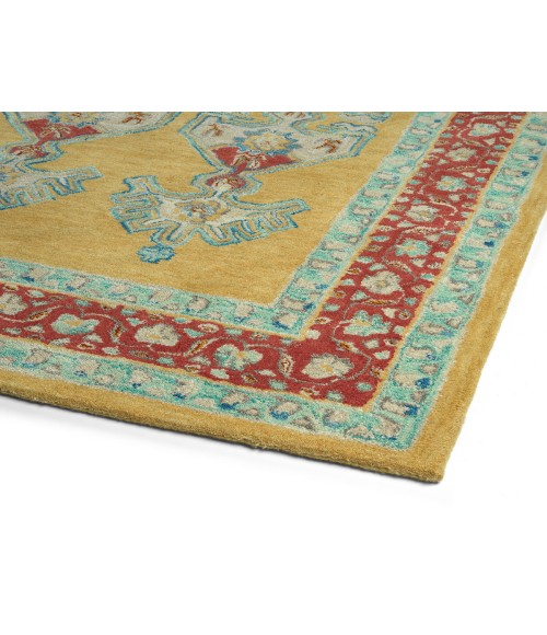 Kaleen Charlotte Maize TDC02-72-1818 18 in. X 18 in. Square Rug