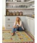 Kaleen Charlotte Maize TDC02-72-1818 18 in. X 18 in. Square Rug